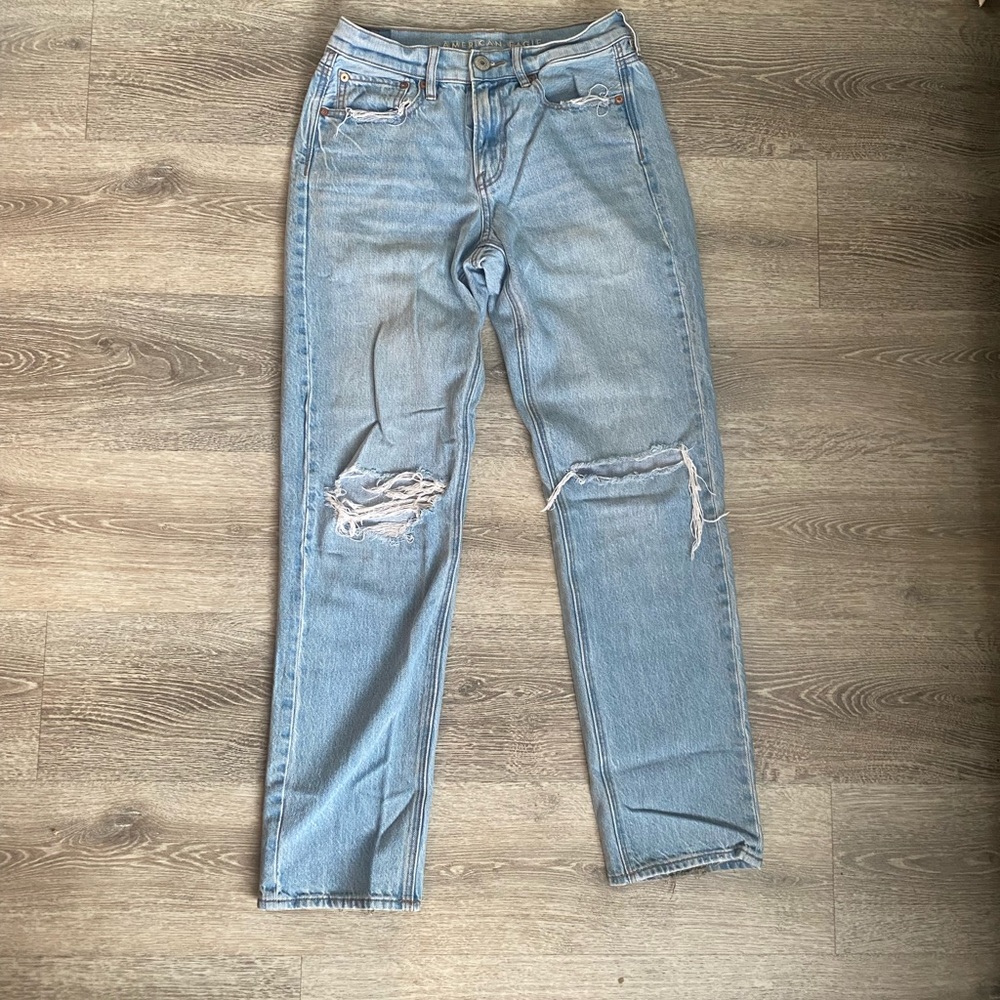 Light Blue Distressed Women’s Jeans